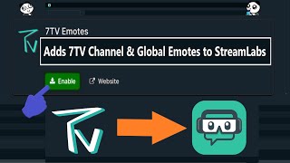 How to enable 7TV emotes in Streamlabs OBS [upl. by Eniliuqcaj]