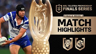 NRL 2024  Bulldogs v Sea Eagles  Match Highlights [upl. by Nnayrb733]