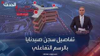 بالرسم التفاعلي تعرف بالتفصيل على سجن صيدنايا quotالمسلخ البشريquot [upl. by Ennayllek]