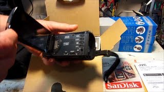 New Camcorder Unboxing JVC Everio GZE306 [upl. by Scriven]