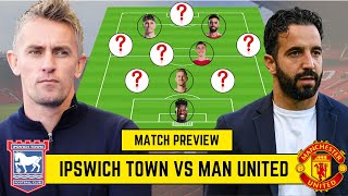 Ipswich vs Manchester United Match Preview  Ruben Amorims First Game in Charge [upl. by Eanej]