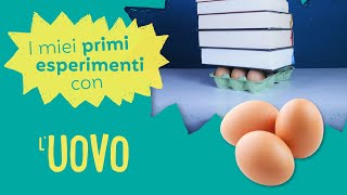 Esperimenti con luovo per bambini  Il laboratorio dei piccoli scienziati  Editoriale Scienza [upl. by Bartlett]