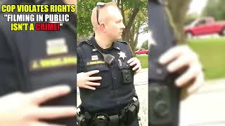 Officer Demands ID for Filming Know Your Rights police audit firstamendmentaudit cops [upl. by Mateo]