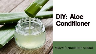 DIY Aloe Leave in Conditioner [upl. by Enaitsirk]