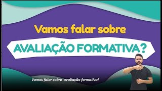 AVALIAÇÃO FORMATIVA [upl. by Dorinda]