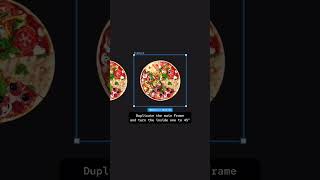 Pizza spinner🍕🍕🍕🍕 animation Figma spinerdesignviral [upl. by Macknair293]