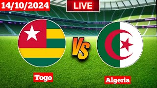 Togo Vs Algeria  CAF Africa Cup of Nations Live Score Match 2024 [upl. by Ahsyekal]