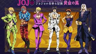 Jojos Bizarre Adventure Golden Wind OST  All Main Character Themes [upl. by Balmuth579]