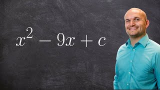 Finding the value to make a perfect square trinomial [upl. by William]