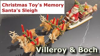 Villeroy amp Boch Christmas Toys Memory Santas Sleigh Santas Schlitten  UNBOXING amp REVIEW [upl. by Masuh621]