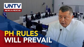 PH rules will be followed if ICC will investigate here — Remulla [upl. by Anayek]