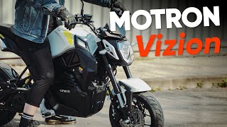 Test de la moto électrique MOTRON VIZION  PETITE et FURIEUSE [upl. by Finnigan]