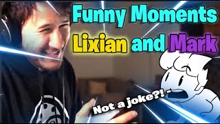 Markiplier and Lixian Funny Moments [upl. by Weismann604]