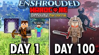 I Survived 100 Days in Enshrouded as a Hardcore Minecraft Youtuber… [upl. by Natalya]