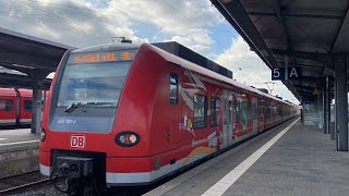 425 261 „20 Jahre SBahn RheinNeckar“ auf dem SE14 in FrankfurtHöchst [upl. by Serrano]