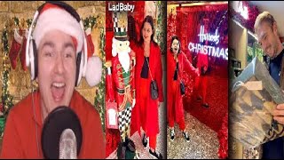 Sli React Ladbabys Surprising Dad with Magical Harrods Christmas shop 🤣🎄 [upl. by Airdnahs119]