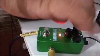 Teste Kokko FOD3 Overdrive mini pedal guitar [upl. by Yelahs]