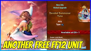 New NV Yuna is coming with buffs FREE NV Ashe new FF12 enjoyers getting 2 free units lol FFBE [upl. by Favrot791]