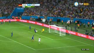 Gol de gotze Alemania 10 argentina [upl. by Jeremias146]