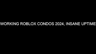 WORKING ROBLOX CONDOS 2024 [upl. by Thirza]