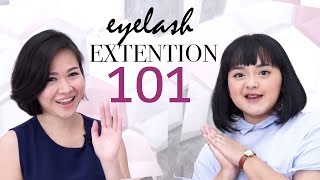 Eyelash Extension 101  Lizzie Parra [upl. by Zehc]