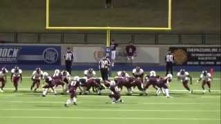 Midland Lee Kicker Nails Referee Ball Still Goes In [upl. by Ojeillib]