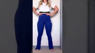 Best Flare Legging Lululemon Align High Rise Mini Flare Pant Try On Review Haul [upl. by Reifnnej]