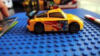 Lego Cars 2 9481 Jeff Gorvette Review [upl. by Llemart]