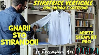 Ferro da stiro verticale Stiratrice verticale Steam Jet Pro Ariete 6248 Recensione tutorial e test [upl. by Slrahc]