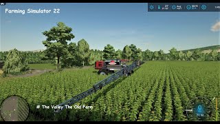 Spray Herbicide in the Large Field with Big Sprayer  FS 22 [upl. by Alled684]