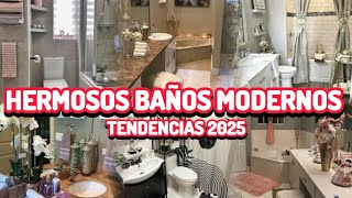 HERMOSOS BAÑOS MODERNOS TENDENCIAS 2025 [upl. by Adiuqal]