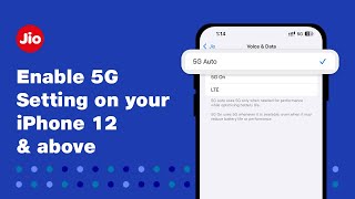 How to enable 5G setting on your iPhone 12 and above [upl. by Lekar642]