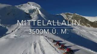 SaasFee Mittelallalin 3500m ü M [upl. by Ayaet]