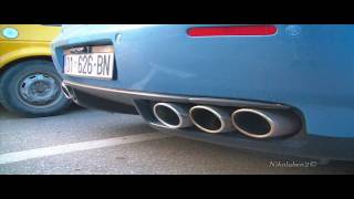 SOUND of Ferrari 612 Scaglietti with 6 exhaust pipes TC Concepts [upl. by Llered]