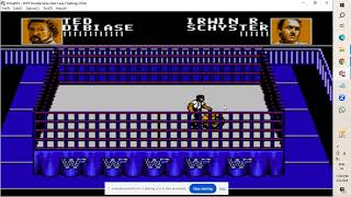 Ted Dibiase VS Irwin R Schyster WWE Wrestlemania cage fight Nes Gameplay [upl. by Naivart160]