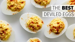 DEVILED EGGS  how to make the best deviled eggs recipe paleo keto whole30 [upl. by Seale73]