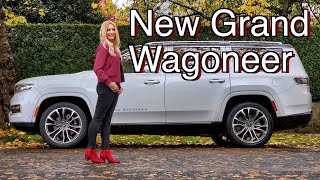 AllNew 2022 Grand Wagoneer review  Check out that interior [upl. by Jamel394]