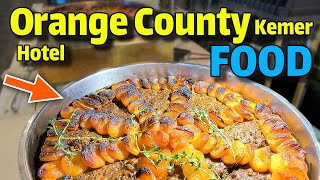 Orange County Kemer FOOD  WALKING TOUR  Orange hotel antalya Adult Only [upl. by Prospero]