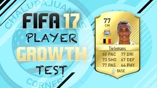 FIFA 17  Youri Tielemans  Growth Test  Gameplay  OP FINISHING GROWTH [upl. by Ingeborg]