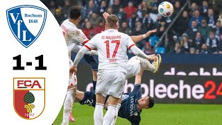 VfL Bochum VS FC Augsburg 11 Highlights  Bundesliga 20232024 [upl. by Eiralih]