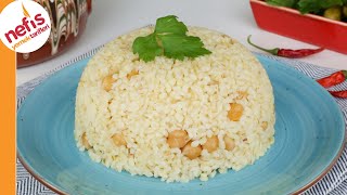 Nohutlu Bulgur Pilavı  Nasıl Yapılır [upl. by Eibba]