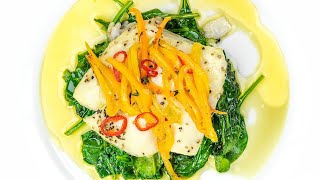 Seared SEA BASS in 15 minutes  How to cook SEA BASS demonstration [upl. by Vashtia745]