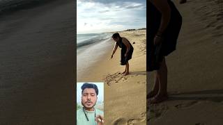 Power of Ram name in Rameshwaram dhanushkodi beach  shorts [upl. by Idel]