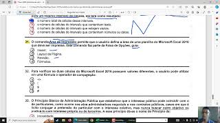 IBAM  INFORMÁTICA Q31 PREFEITURA DE SANTOS 2020 OFICIAL DE ADMINISTRAÇÃO [upl. by Krawczyk]