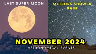 Astronomical Events Of November 2024  Astronomical Events In Hindi  Astro Pakistan [upl. by Ateerys345]