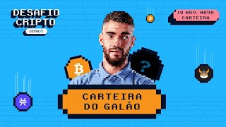 Galão Crypto Atualizações na Carteira do Desafio [upl. by Latimore]