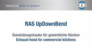 UpDownBend Dunstabzug in Großküchen  UpDownBend Exhaust hoods in commercial kitchens [upl. by Aierb]