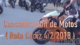 Concentración de Motos HD  Rota Cadiz 422018 [upl. by Onez]