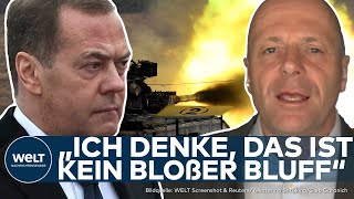 UKRAINEKRIEG Ernstzunehmende Drohung Russland warnt Westen erneut vor Einsatz von Bodentruppen [upl. by Edrea]