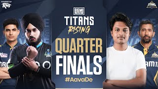 Titans Rising 2024  Quarter Finals D2  BGMI Live ft iQOO SouL Team Tamilas Gods Reign etc [upl. by Hewet]